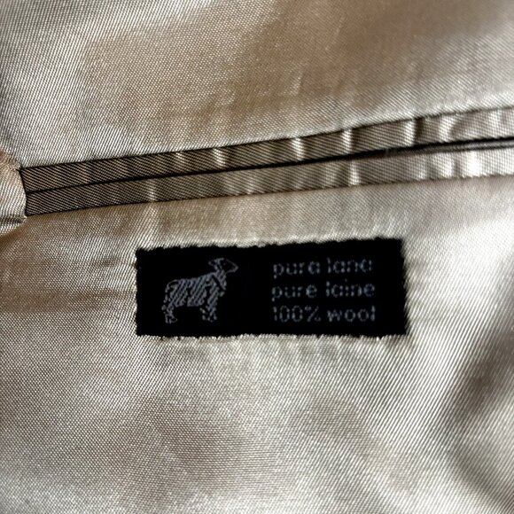 Tallia Uomo For Nordstrom Men's‎ Sport Coat Blazer 46L Wool Textured Suit Jacket - Picture 8 of 12